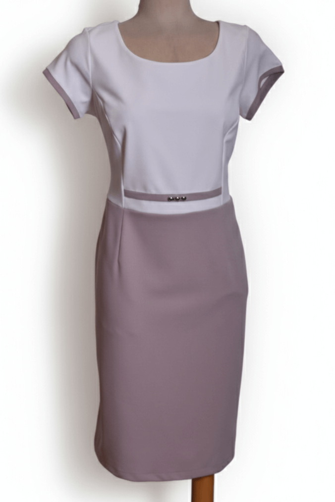 Mintás komplé - ruha és blézer - R548 - Image 2